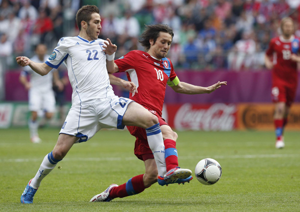 歐洲杯：捷克閃電戰2:1力擒希臘