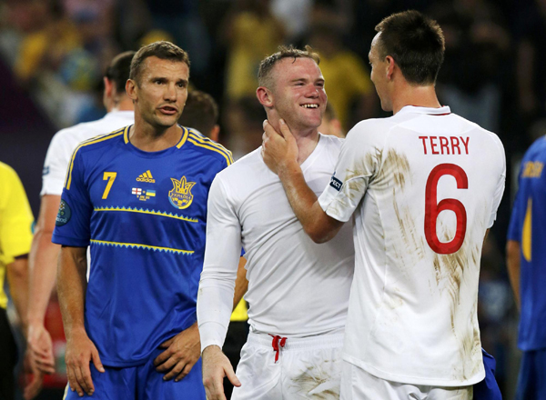 歐洲杯：魯尼解禁進球英格蘭1:0絕殺 東道主烏克蘭出局