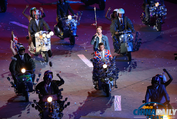 歡樂(lè)而榮耀：倫敦奧運(yùn)會(huì)閉幕