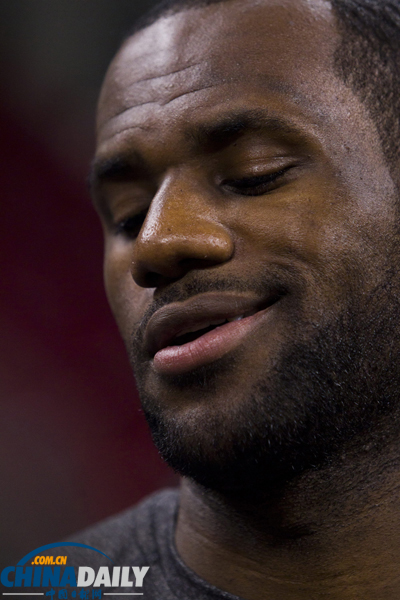 NBA中國賽：熱火隊賽前訓練亮相萬事達中心