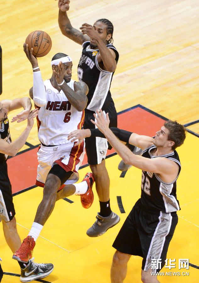 熱火力擒馬刺 4:3逆轉奪2013年NBA總冠軍