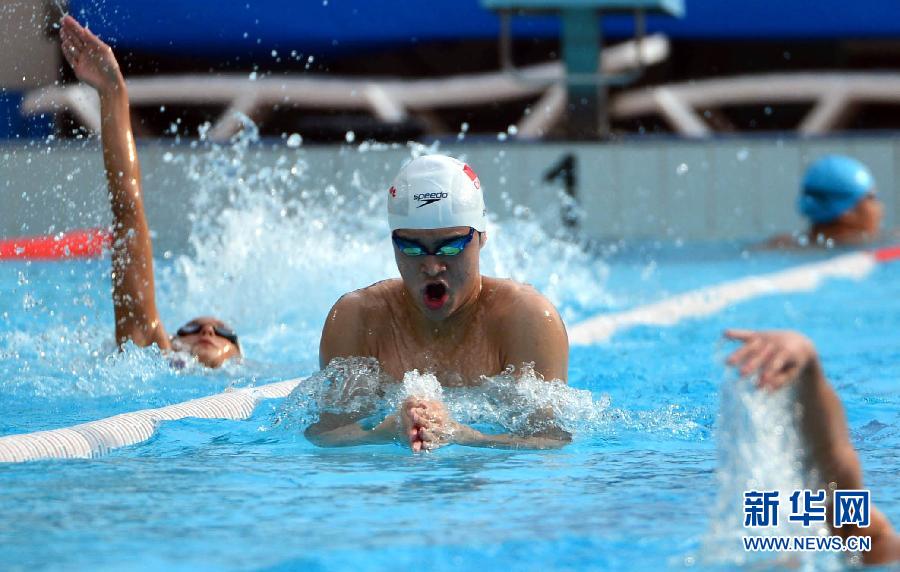 孫楊參加世游賽中國隊首訓