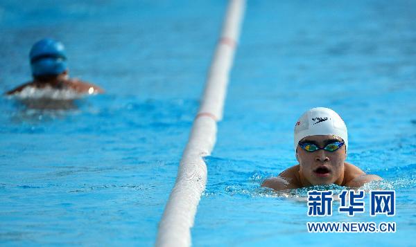 孫楊參加世游賽中國隊首訓