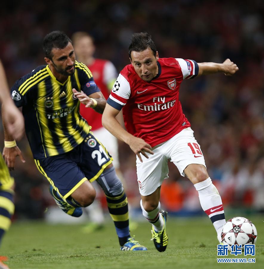 歐冠：總分5:0勝費內巴切 阿森納連續16年進正賽