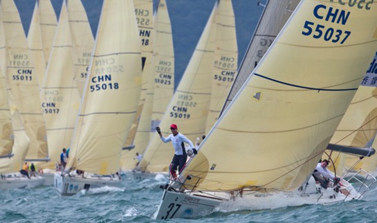 第七屆中國杯帆船賽落幕 百支船隊完成比賽(圖)