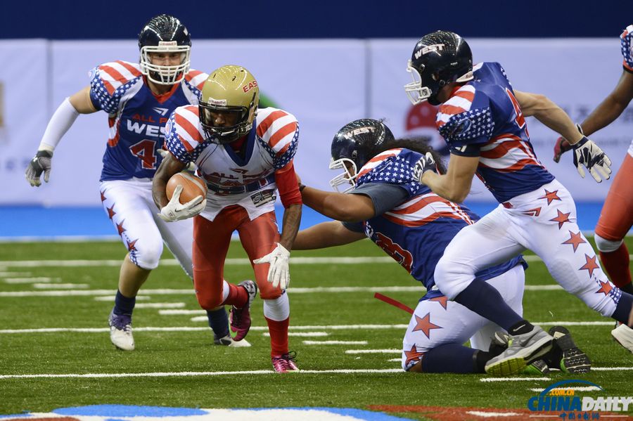 美國(guó)職業(yè)室內(nèi)橄欖球東西部明星對(duì)決首次來華比賽