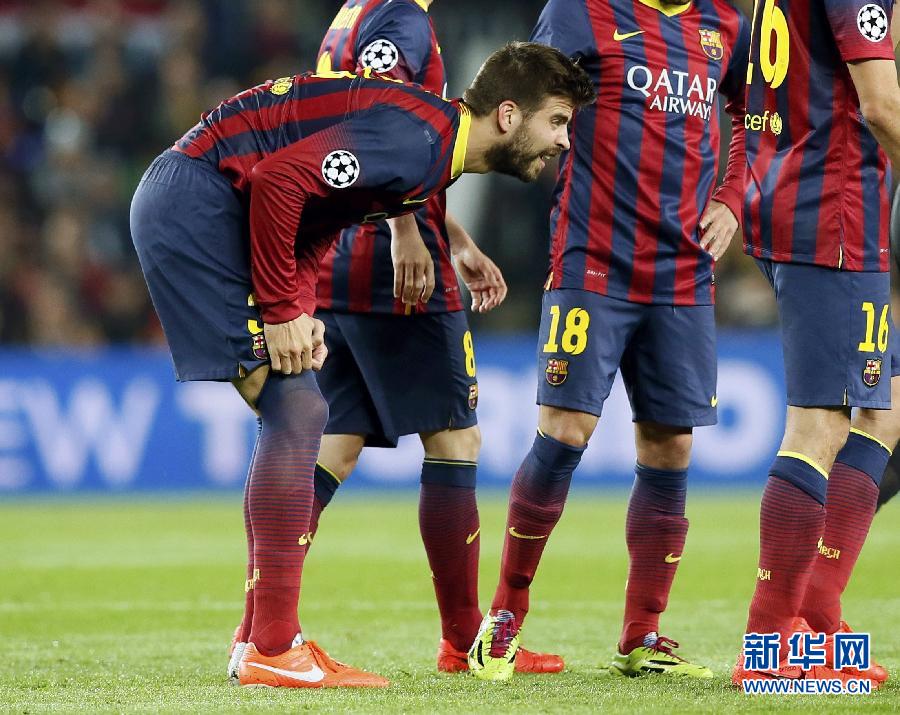 歐冠：內馬爾救主 巴薩主場1:1平馬競