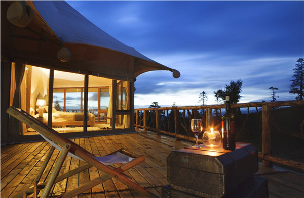 Roughing it in comfort