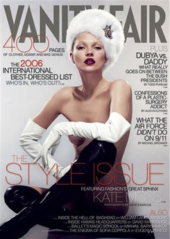 Kate Moss tops Vanity Fair's best-dressed