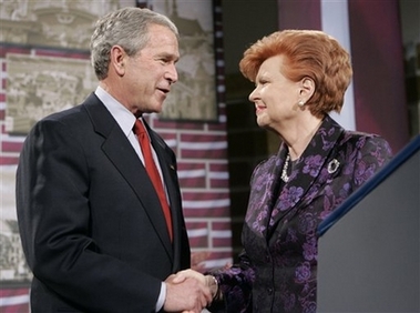 Bush says US won't withdraw from Iraq