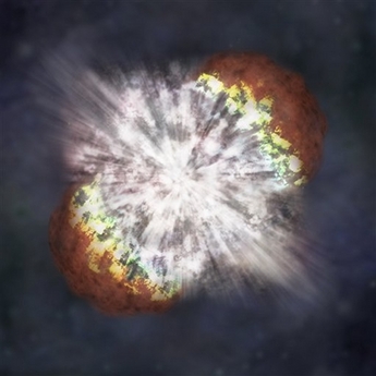 Astronomers spot exploding faraway star