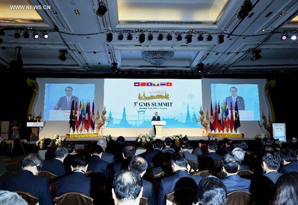 Li attends opening ceremony of GMS Economic Cooperation