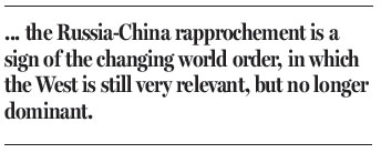 China, Russia lead non-West initiatives