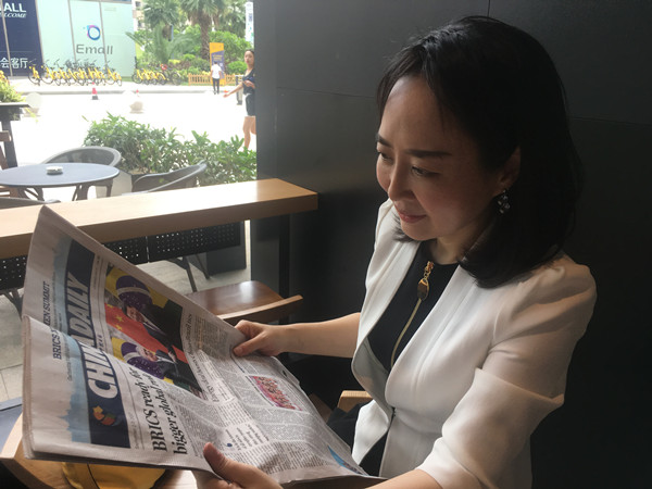 China Daily BRICS special edition praised