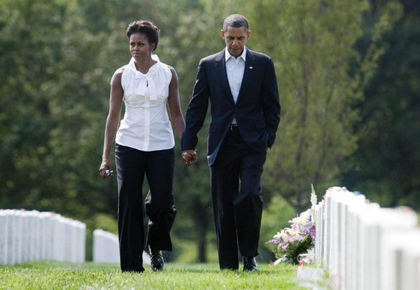 Obama: US stronger 10 years after 9/11 attacks Obama: US stronger 10 years after 9/11 attacks