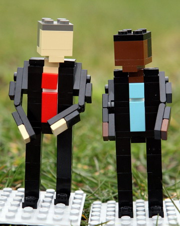 Lego miniatures of G20 London summit