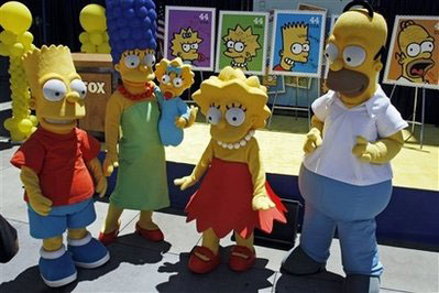 'The Simpsons' get the (postal) stamp of success