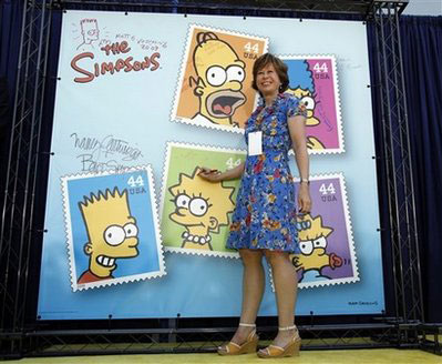 'The Simpsons' get the (postal) stamp of success