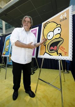 'The Simpsons' get the (postal) stamp of success