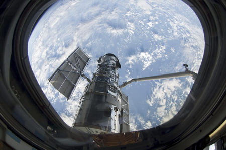 Let there be light: Camera hooked up for Hubble