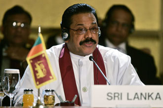Sri Lankan president announces end of war against rebels
