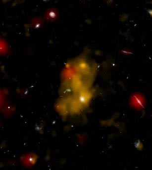 Telescope finds space blobs are pubescent galaxies