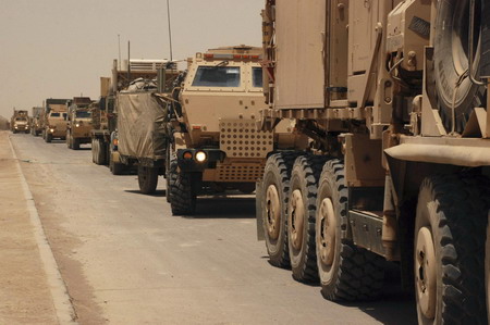 Fireworks over Baghdad as Iraqis take over cities