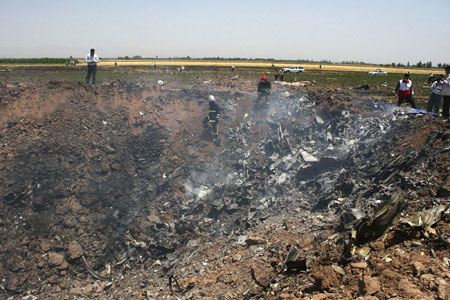 Black boxes found after Iran plane crash