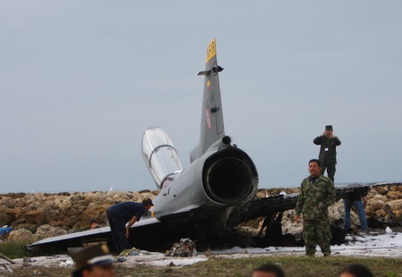 Kfir fighter plane crash<STRONG> </STRONG>in Colombia