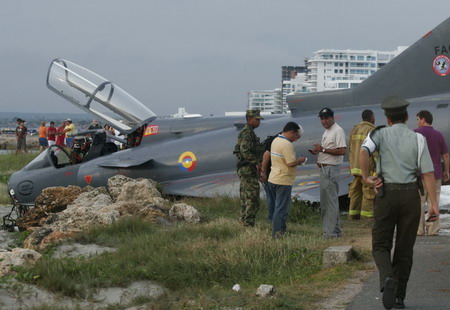 Kfir fighter plane crash<STRONG> </STRONG>in Colombia