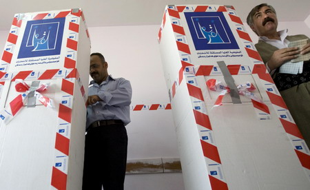 Iraqi Kurds cast ballots for president