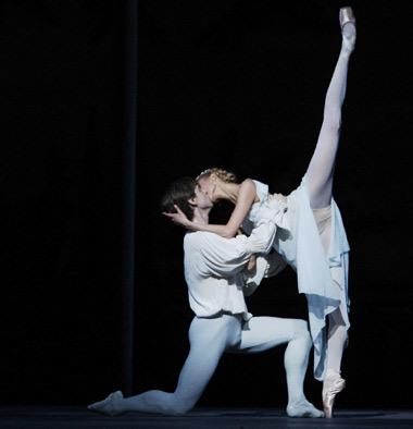 Ballet play 'Romeo and Juliet' rehearsed in London