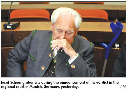 90-yr-old former Nazi gets life term