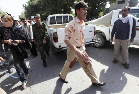 Blast at NATO base in Kabul