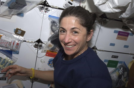 Shuttle Discovery reaches space station