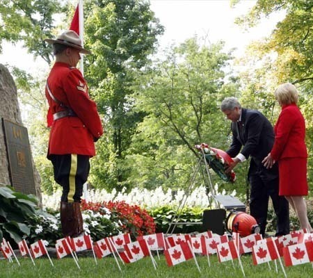 Eighth anniversary of 9/11 marked in rain
