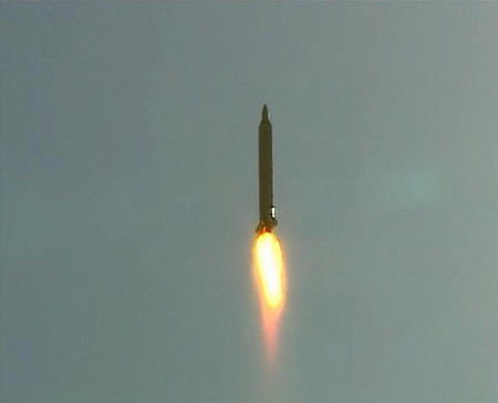 Iran test-fires long-range missile