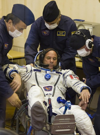 Canadian circus billionaire blasts into space