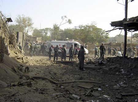 kabul blast kills 7 civilians, wounds 45 - police