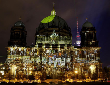 Festival of lights in Berlin