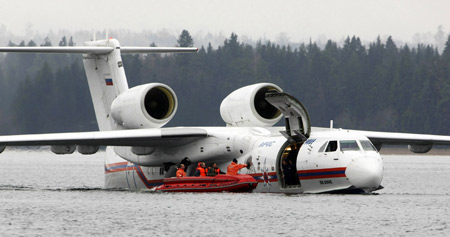 Putin takes Berlusconi for wild water ride