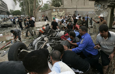132 killed in twin Baghdad blasts