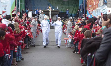Winter Olympic Flame arrives in host Canada