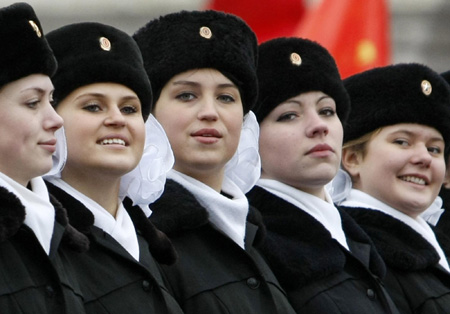 Military parade in Moscow in memory of WWII