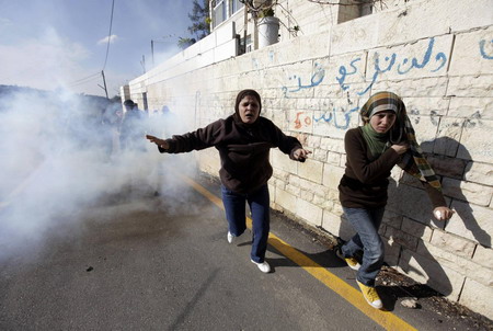 With peace talks frozen, Palestinians back protests