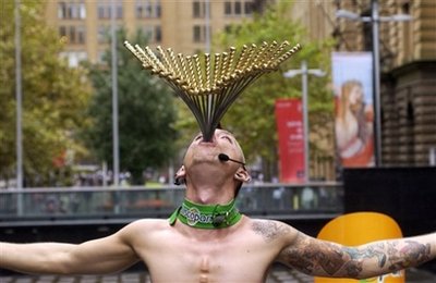 Sword artist sets world record that's hard to swallow