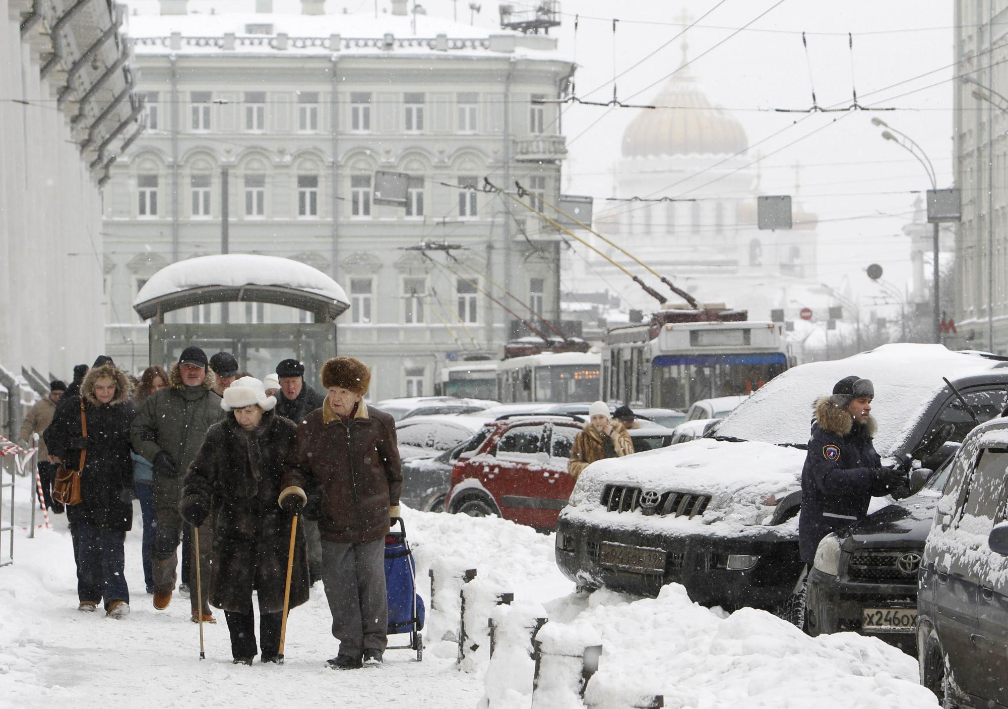 Moscow sees notable snow
