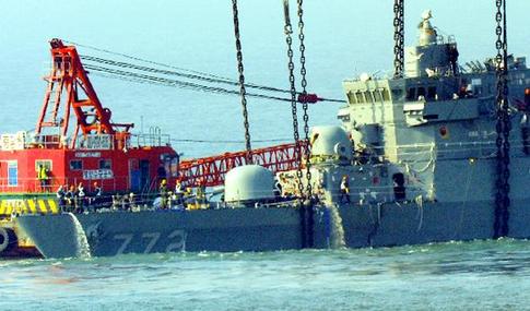 S Korean warship sinking caused by external explosion