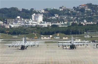 Okinawa locals rally to demand relocation of US base