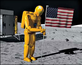 The next Moon walk might be taken up by 'Robonauts'
